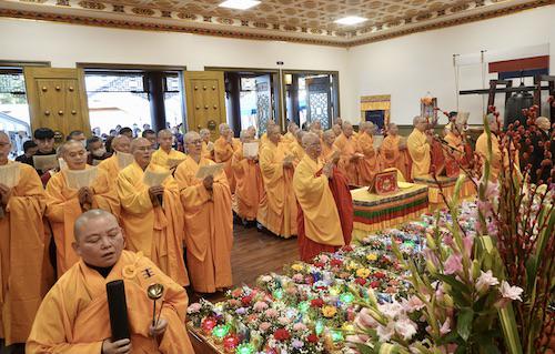 （華人今日網）大年初一聖蹟寺舉辦新春祈福法會-图片1